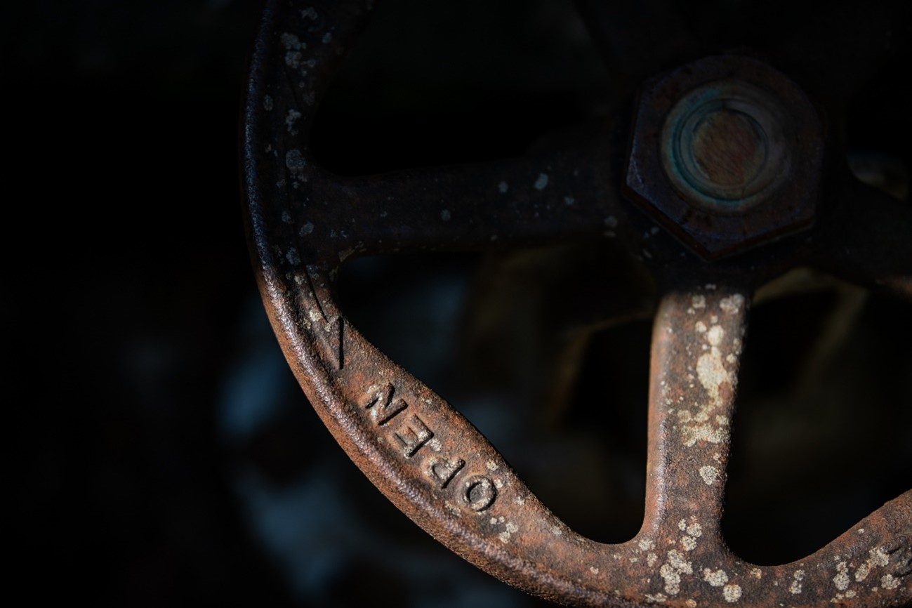 rusty gear